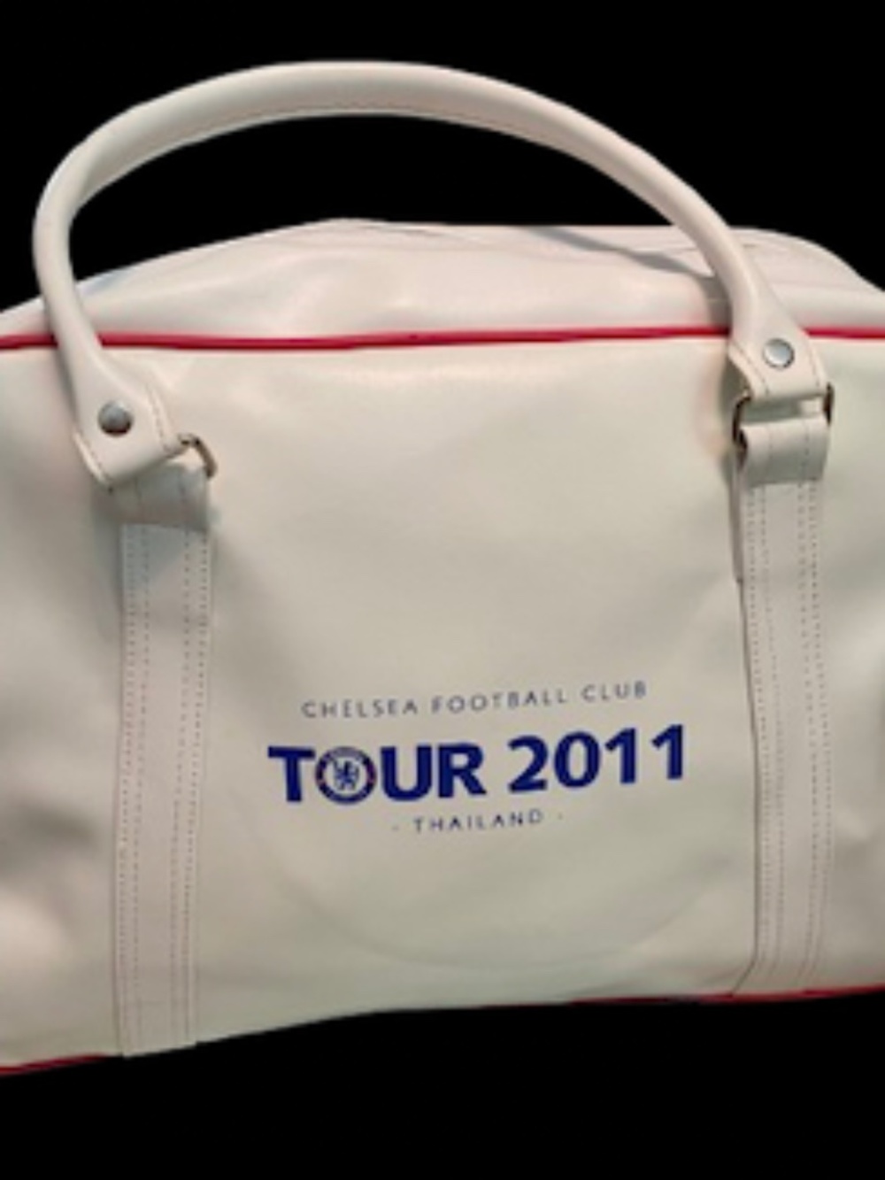 Chelsea Football Club Tour 2011 White Weekender Bag